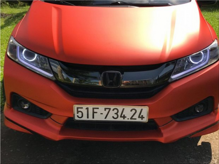 Honda City độ cam nhám ấn tượng tại Việt Nam