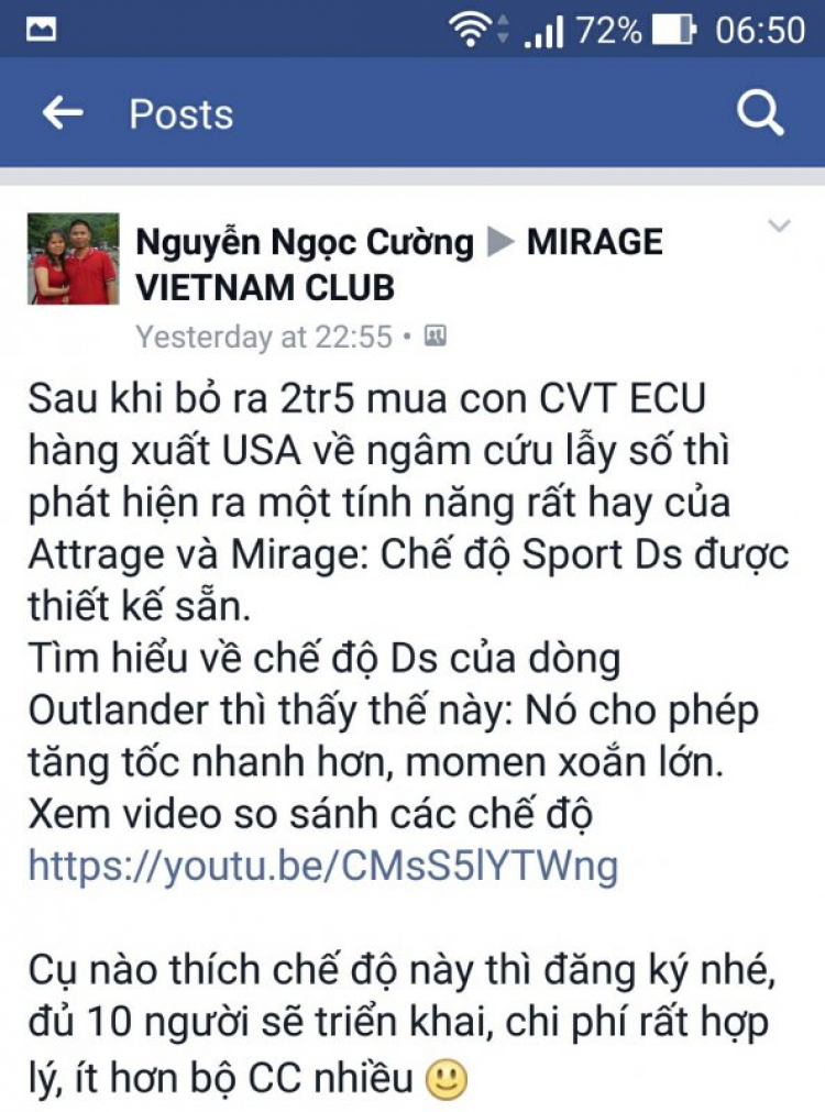 Bác nào Mirage thì vào đây giao lưu chia sẻ