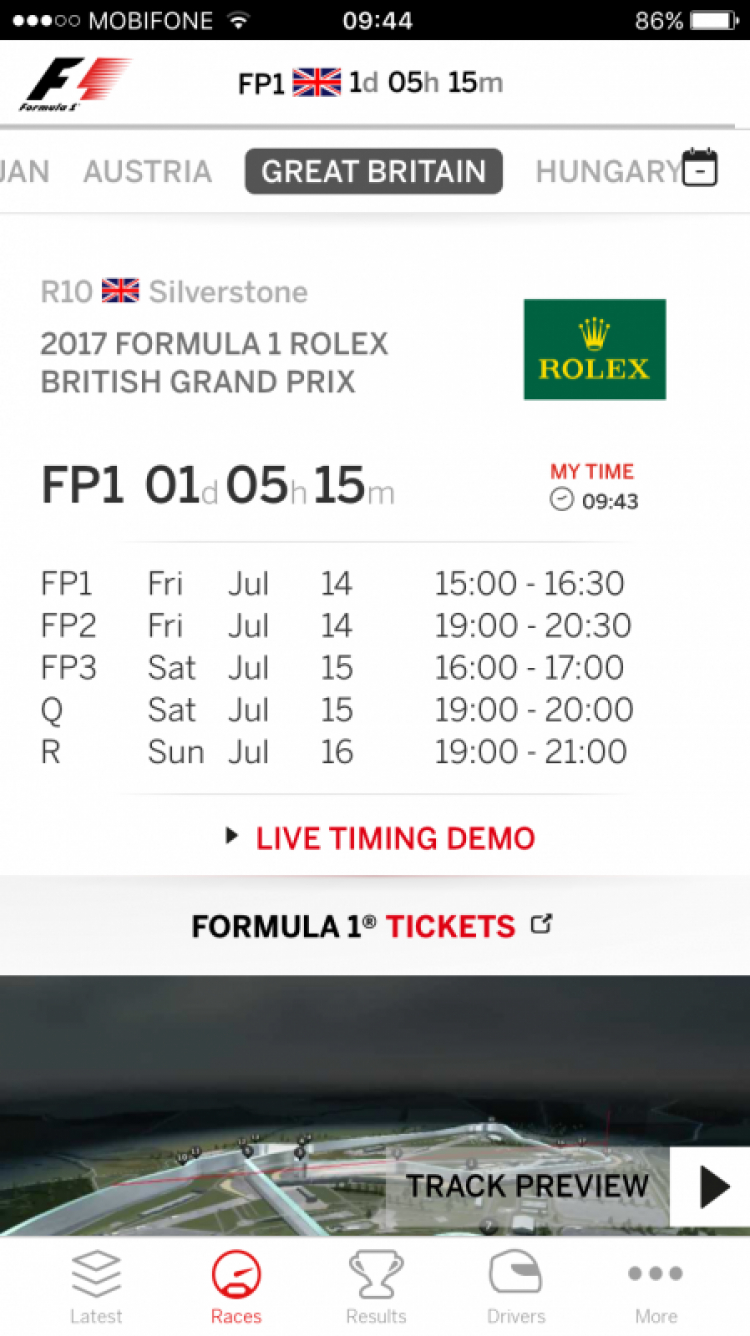 F1 2017 R10/20 Britain (Silverstone)