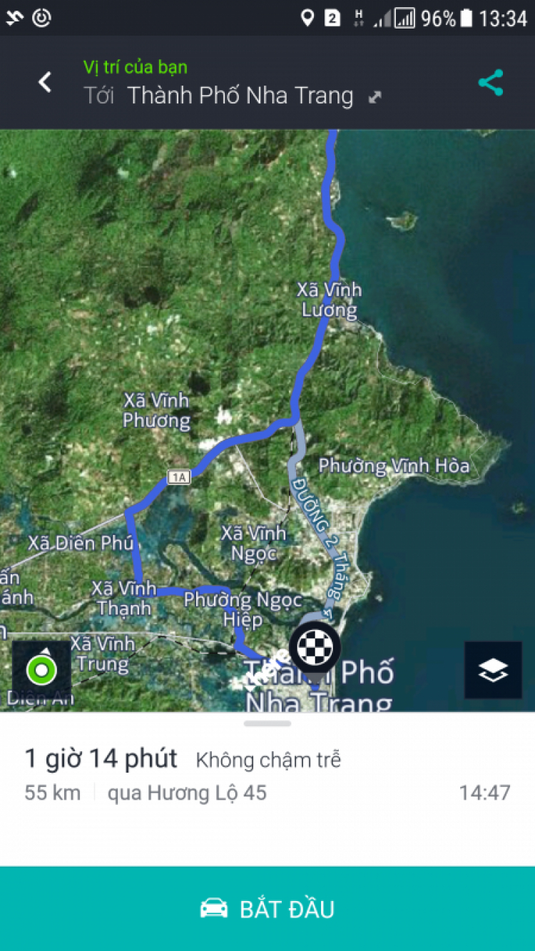 SG--> BMT-> Phú Yên-> Nha Trang