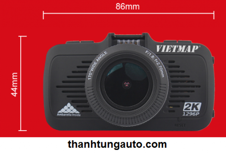 Camera hành trình Vietmap K9 PRO cảnh báo thông tin giao thông bằng giọng nói