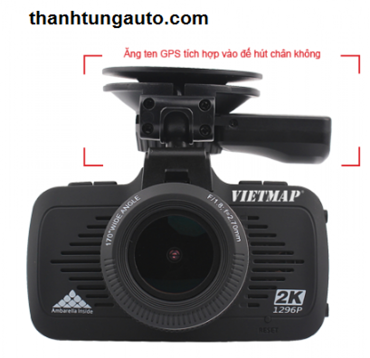 Camera hành trình Vietmap K9 PRO cảnh báo thông tin giao thông bằng giọng nói