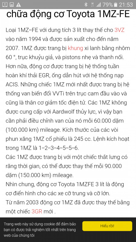 Camry: Trao đổi kinh nghiệm sửa chữa, phụ tùng Camry 8X 9X 0X (Đời 86 đến 2000)