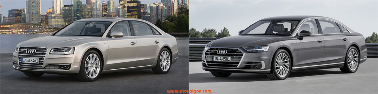 So sánh Audi A8 cũ và mới: thay đổi ít nhưng "chất"