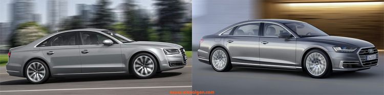 So sánh Audi A8 cũ và mới: thay đổi ít nhưng "chất"