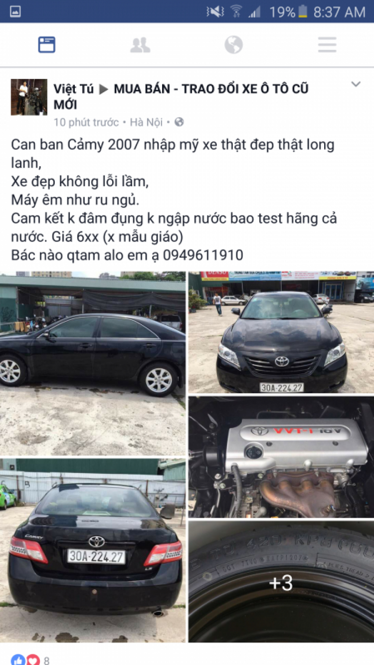 Camry: Trao đổi kinh nghiệm sửa chữa, phụ tùng Camry 8X 9X 0X (Đời 86 đến 2000)