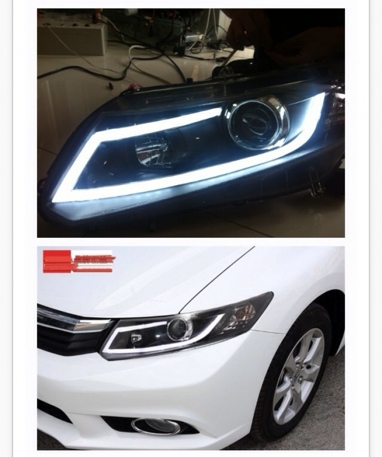 Cần tư vấn chổ gắn bộ đèn led cho civic 2013