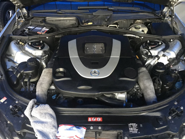 Quá trình dọn Mercedes S Class w221 Quá trình dọn Mercedes S Class w221