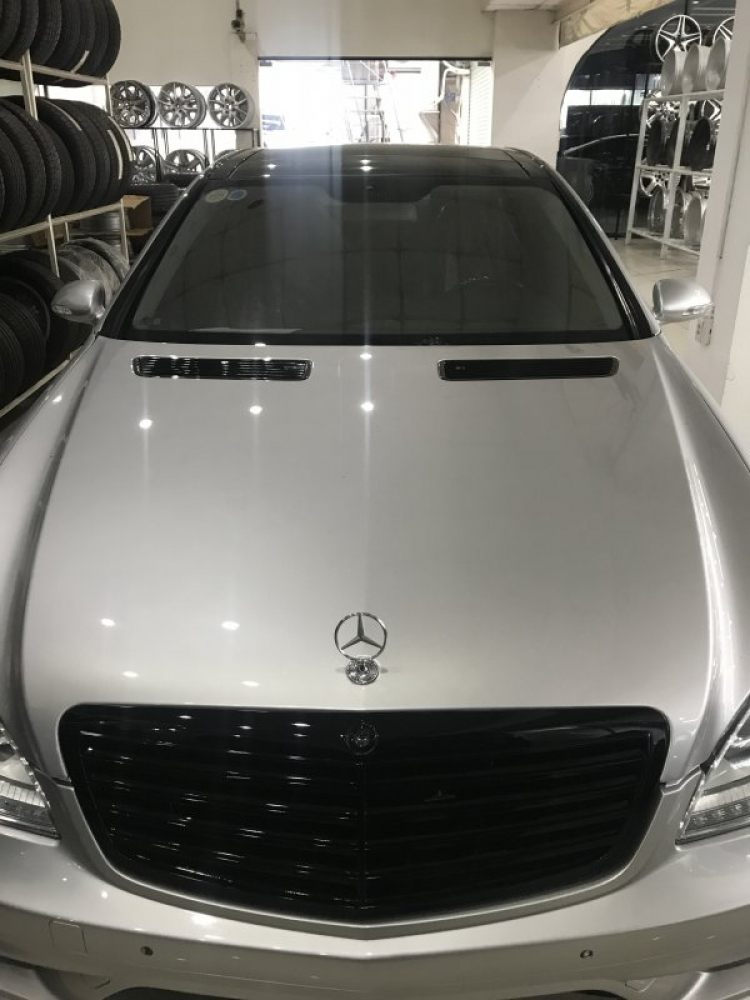 Quá trình dọn Mercedes  S Class w221