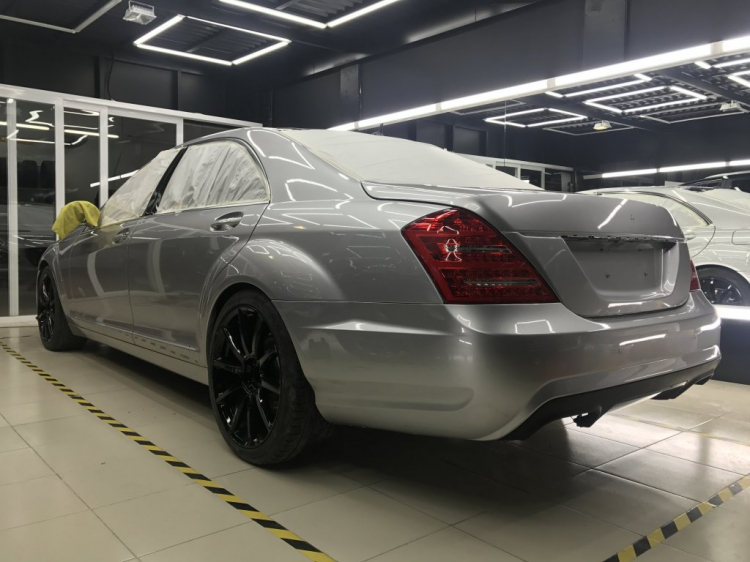 Quá trình dọn Mercedes  S Class w221