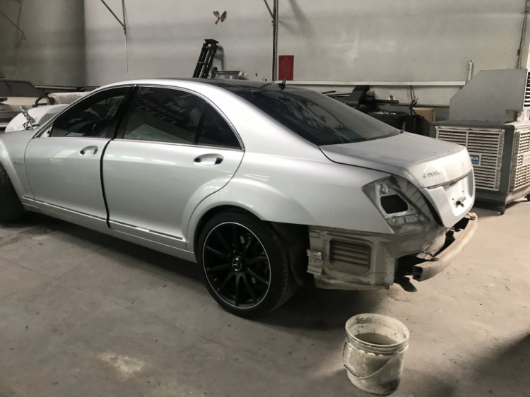 Quá trình dọn Mercedes S Class w221 Quá trình dọn Mercedes S Class w221