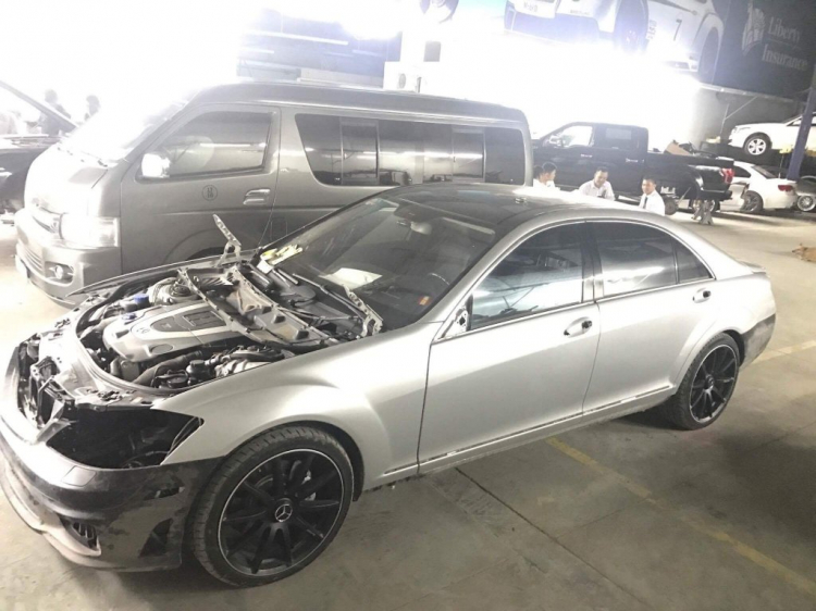 Quá trình dọn Mercedes S Class w221 Quá trình dọn Mercedes S Class w221
