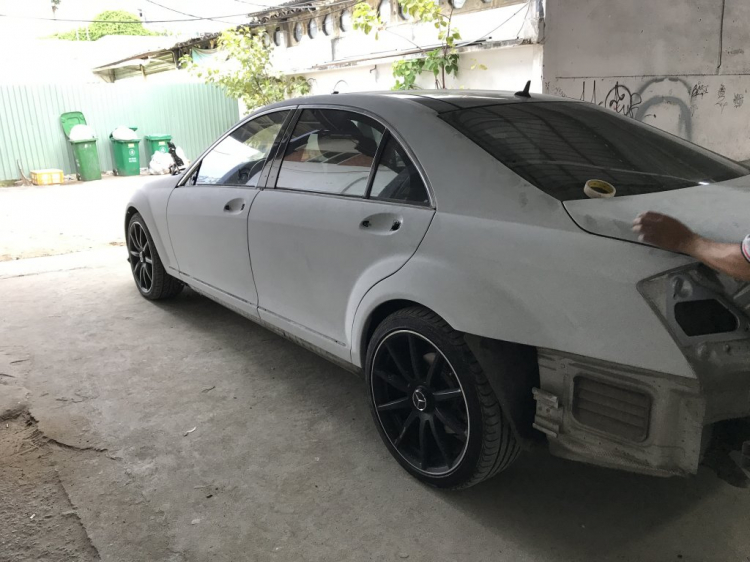 Quá trình dọn Mercedes S Class w221 Quá trình dọn Mercedes S Class w221