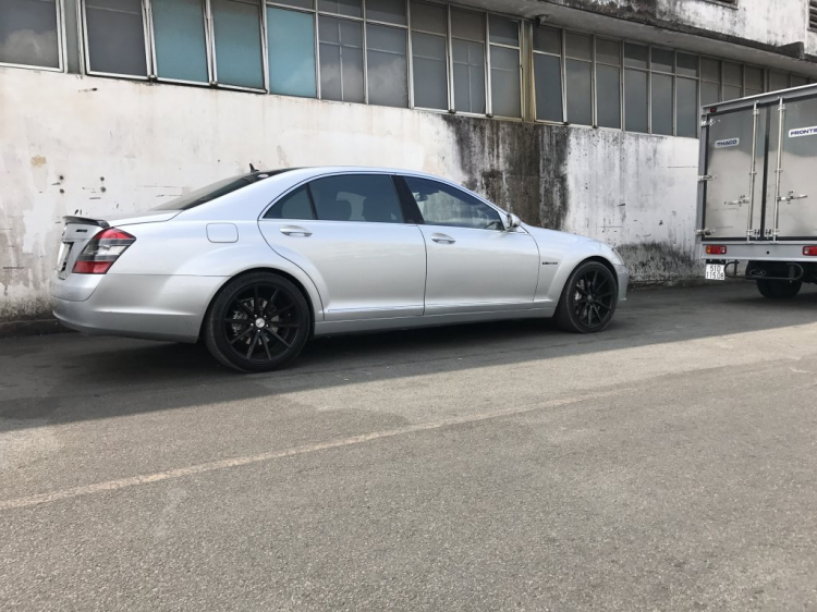 Quá trình dọn Mercedes  S Class w221