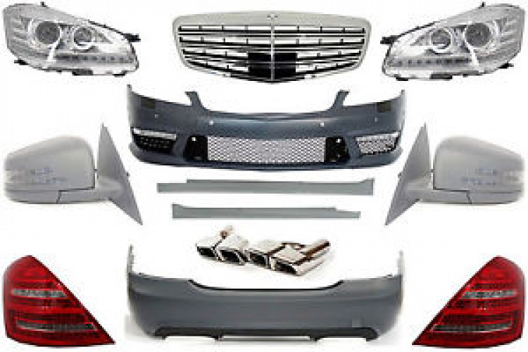 Quá trình dọn Mercedes  S Class w221