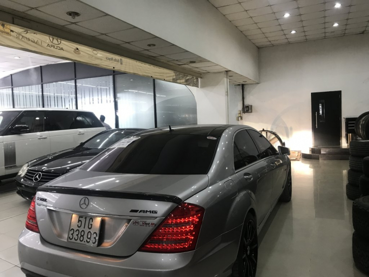 Quá trình dọn Mercedes  S Class w221