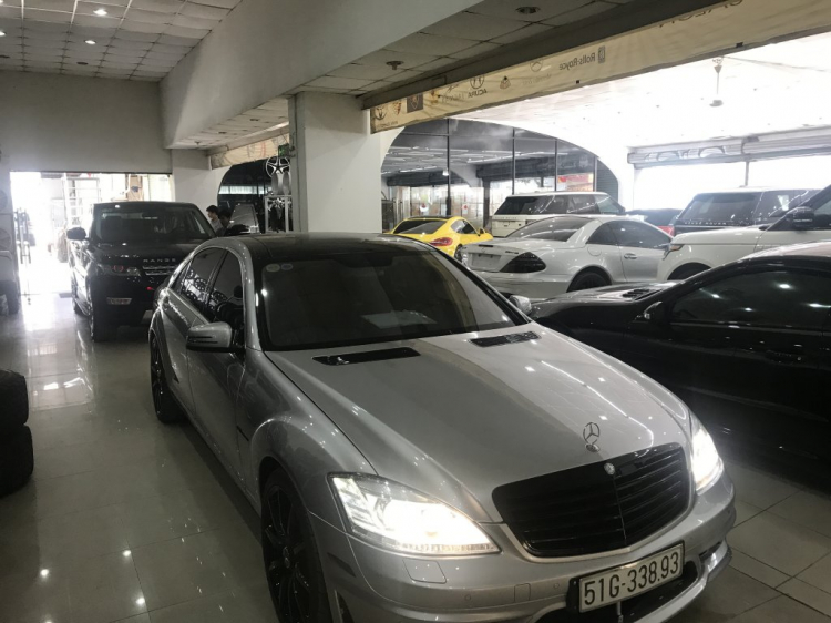 Quá trình dọn Mercedes  S Class w221