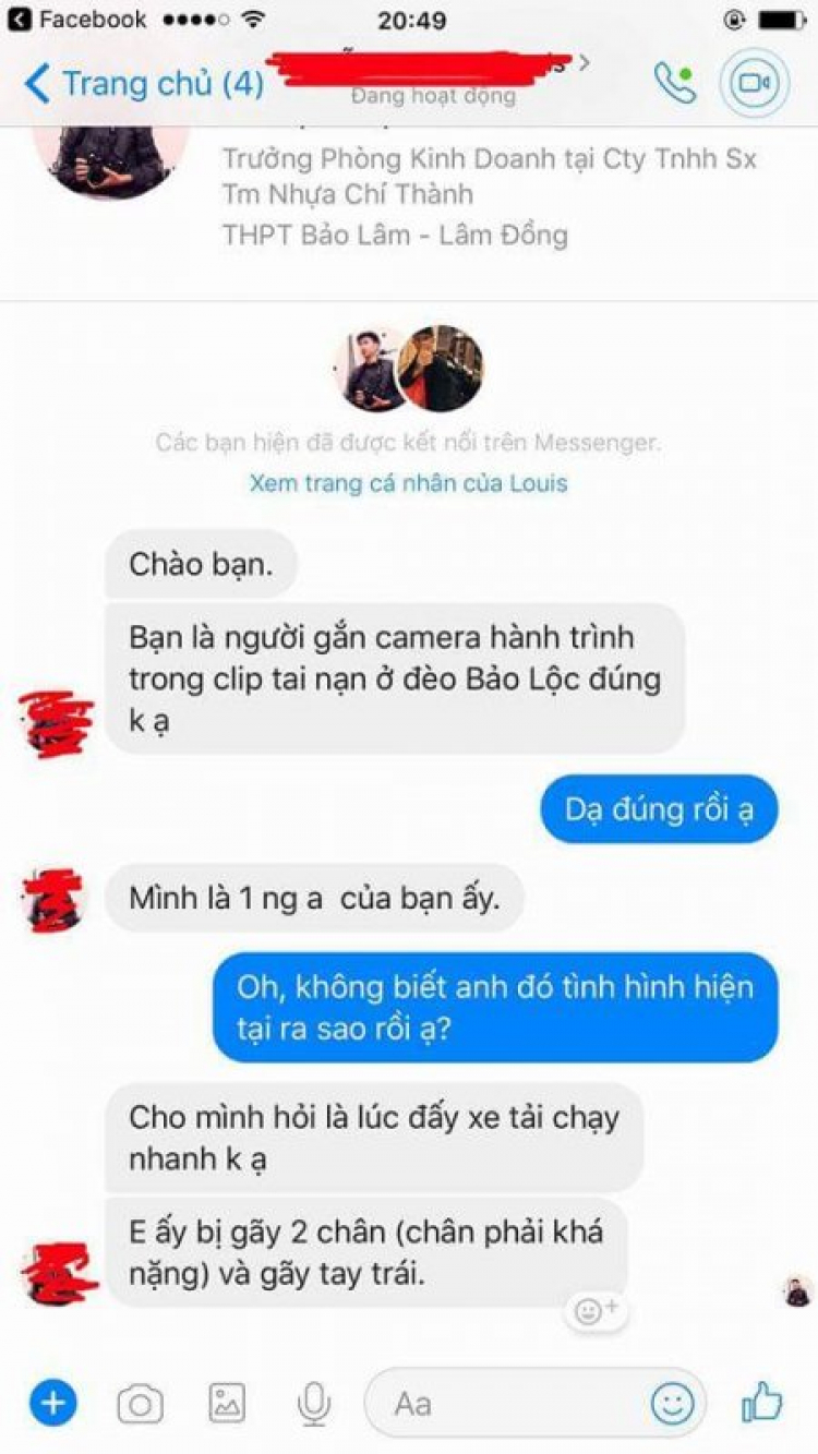 Đèo Bảo Lộc : Xe tải lấn làn gây tai nạn kinh hoàng