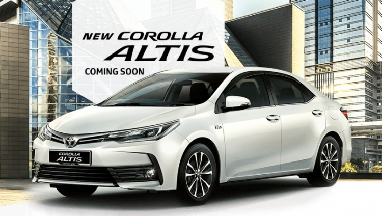 Toyota Corolla Altis 2017 Facelift về Việt Nam