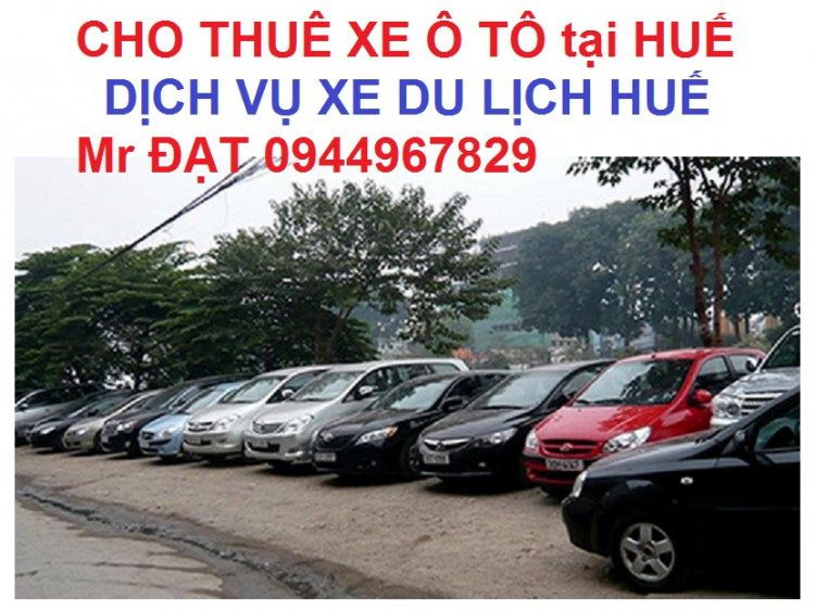 Cho thuê xe 5 chỗ, 7 chỗ tại Huế