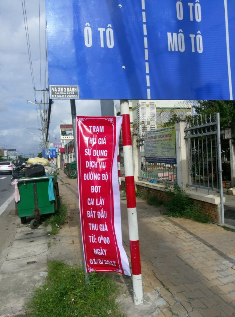 Cập nhật trạm thu phí Cai Lậy Cập nhật trạm thu phí Cai Lậy