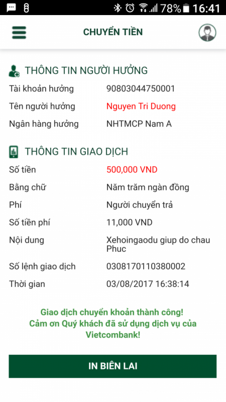 Thiện nguyện giúp cháu Nguyễn Thành Phúc (Đã khóa  chốt sổ)