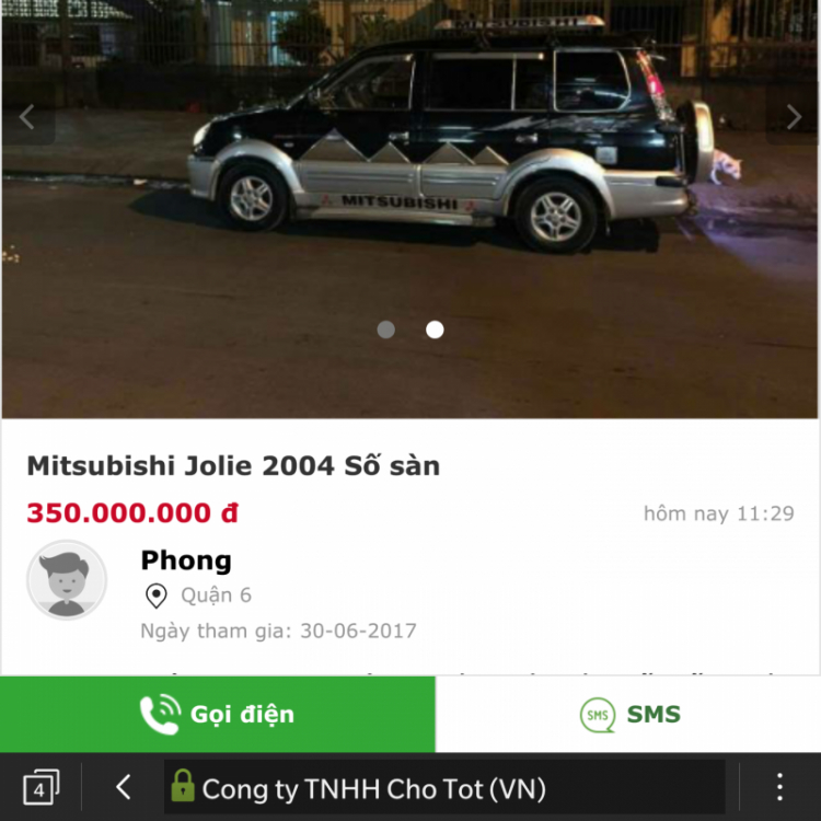 Jolie - Chiếc xe thân thiện