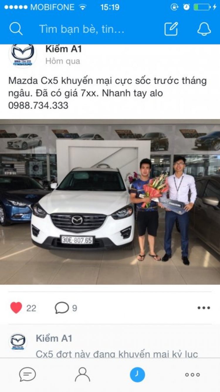 Mazda CX-5 lại giảm giá khủng