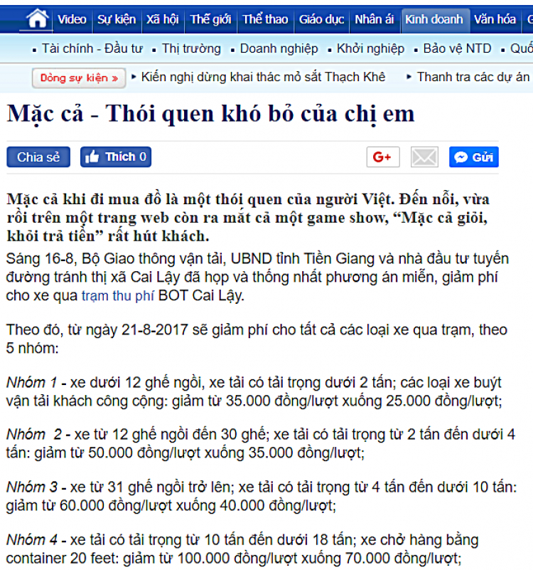 Quyết định xử lý trạm BOT Cai Lậy. Cạn lời! Quyết định xử lý trạm BOT Cai Lậy. Cạn lời!