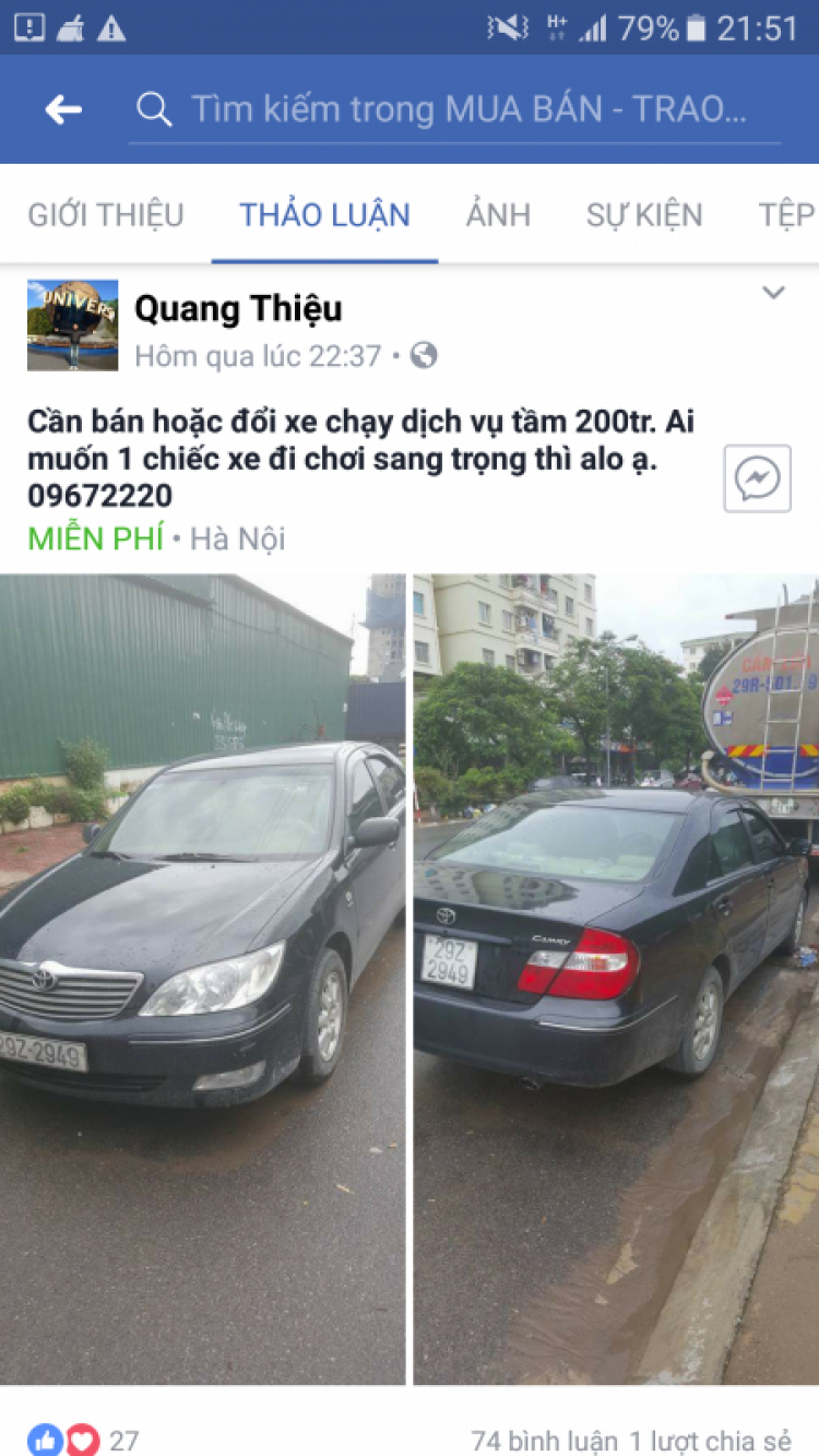 Camry: Trao đổi kinh nghiệm sửa chữa, phụ tùng Camry 8X 9X 0X (Đời 86 đến 2000)