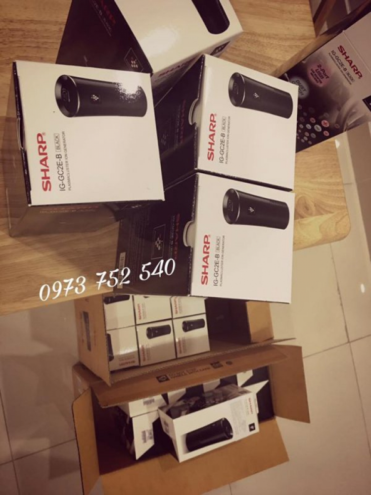 Máy lọc không khí trên xe hơi Sharp IG-GC2E (Hàng chính hãng, bảo hành 12 tháng toàn quốc) Máy lọc không khí trên xe hơi Sharp IG-GC2E (Hàng chính hãng, bảo hành 12 tháng toàn quốc)