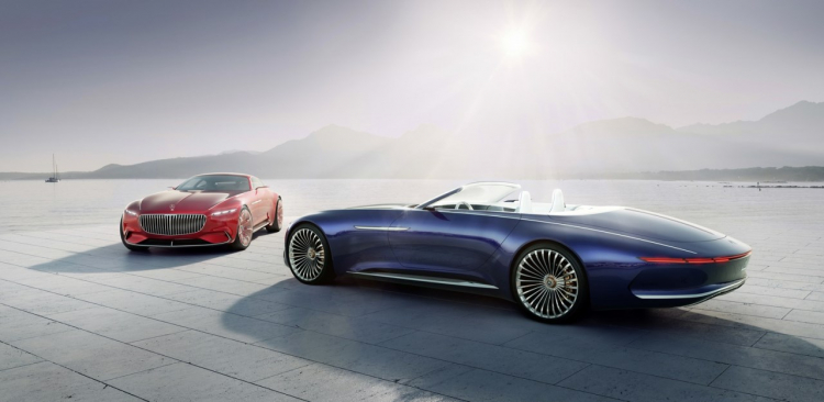 Mercedes-Maybach 6 Cabriolet Concept đẹp ngọt ngào tại Pebble Peach