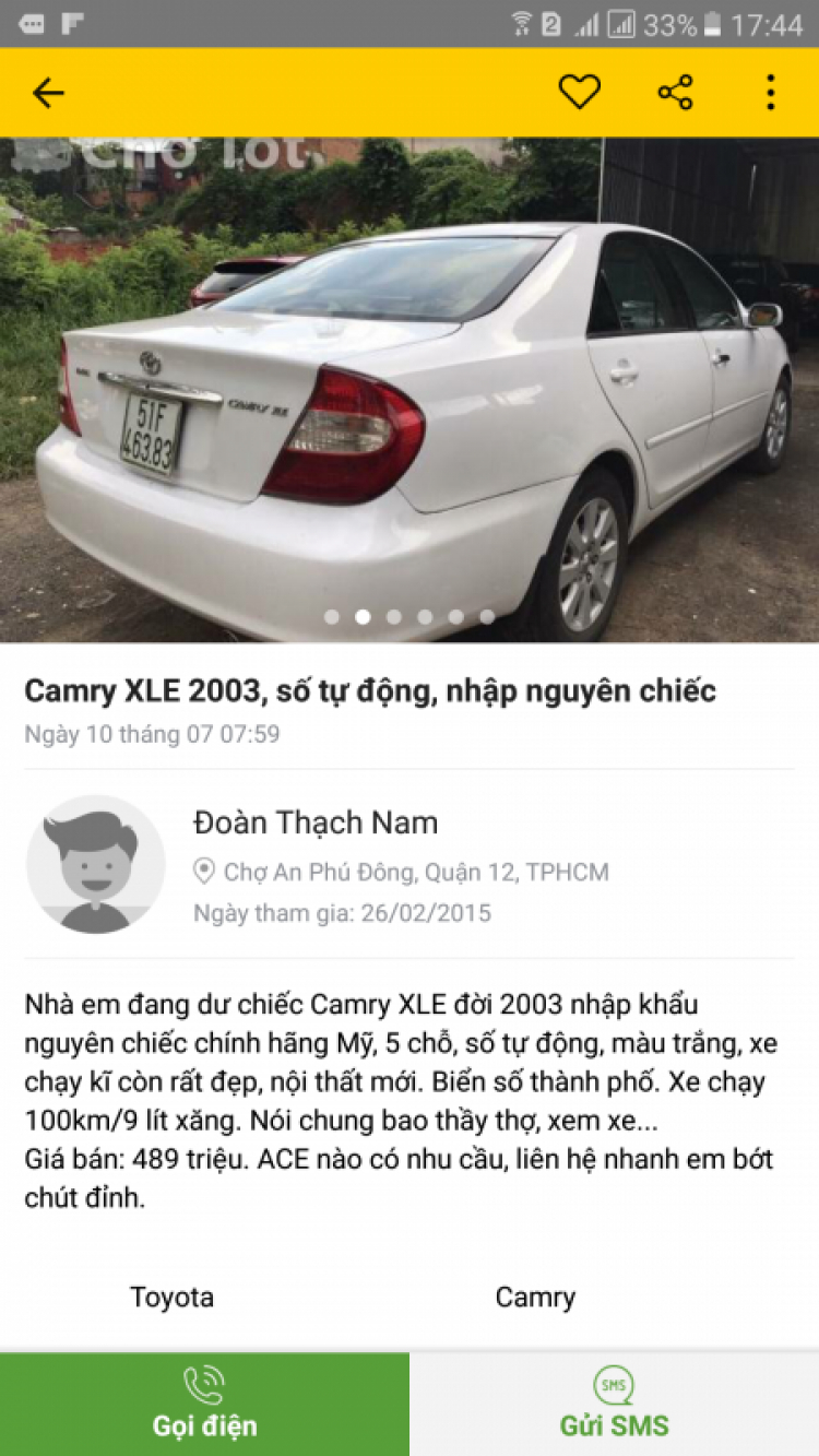 Camry: Trao đổi kinh nghiệm sửa chữa, phụ tùng Camry 8X 9X 0X (Đời 86 đến 2000)