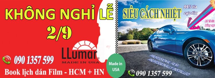 [Gian Hàng] Phim Cách Nhiệt LLumar USA - TOPIC DUY NHẤT TẠI OS