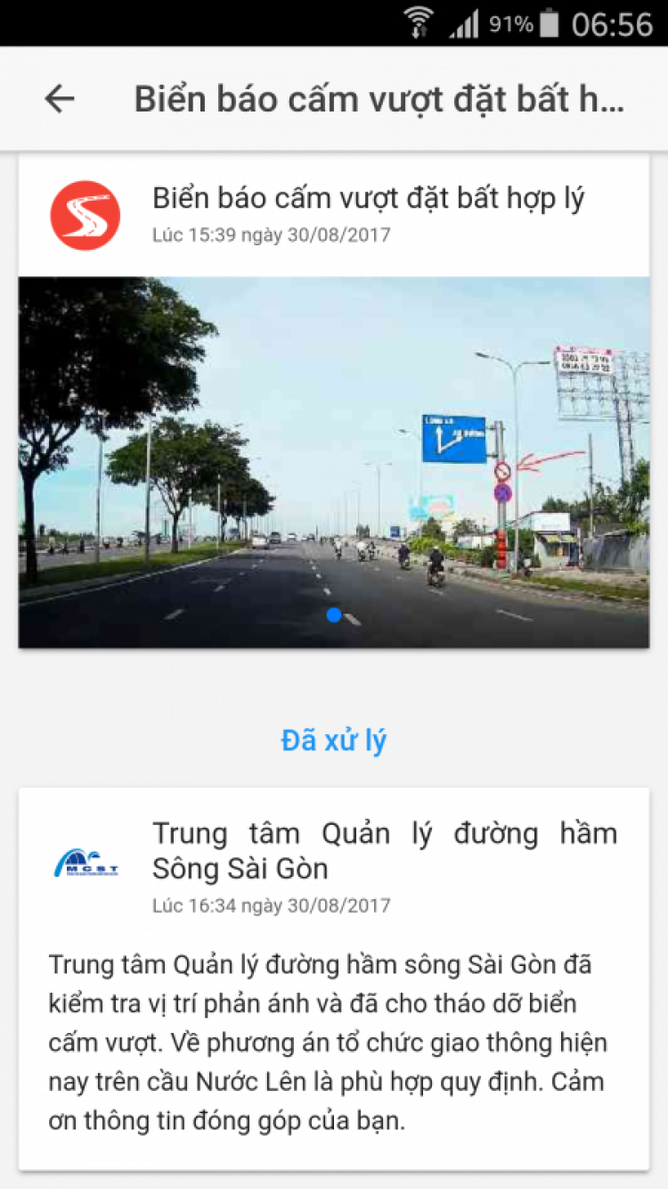 Ứng dụng: Thông tin giao thông TP.HCM
