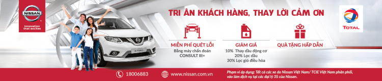 [QC] Trải nghiệm ưu đãi “Tri ân khách hàng, thay lời cảm ơn” từ Nissan Việt Nam