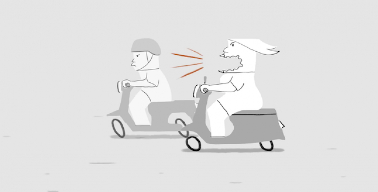 Vài hình ảnh xấu của giao thông Việt Nam trong một phim hoạt hình