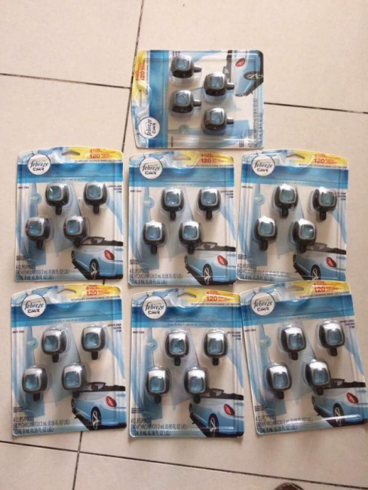 Nước hoa xe hơi Febreze Car (Mỹ)