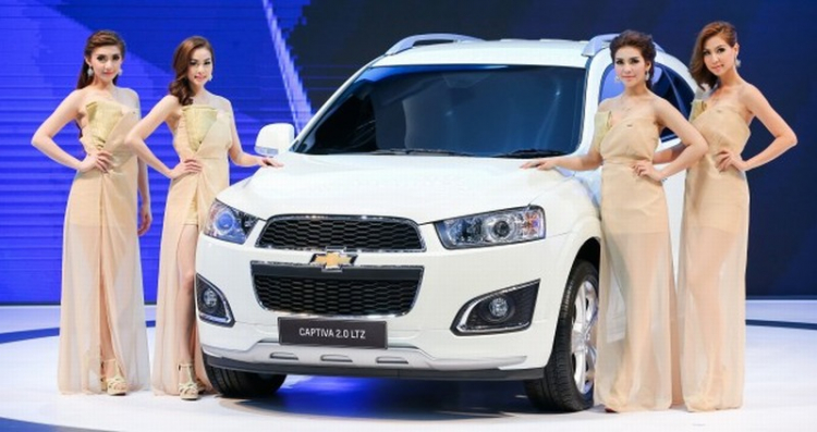 Chevrolet Captiva 2014 trình làng tại Thái Lan