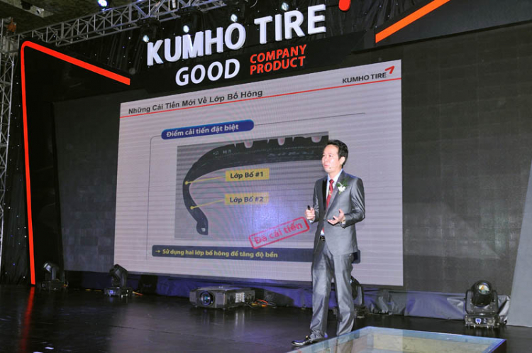 KUMHO TIRE ra mắt lốp xe cao cấp tại Việt Nam