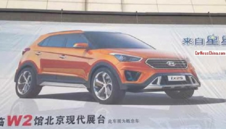 Lộ ảnh Hyundai IX25, đối thủ của Ford Ecosport