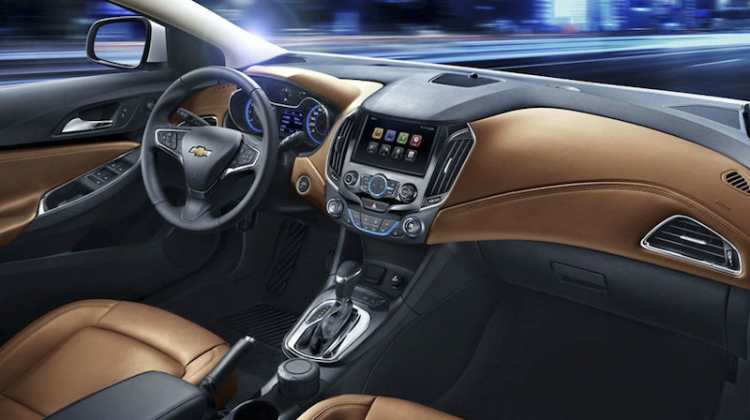 Rò rỉ ảnh nội thất Chevrolet Cruze 2015