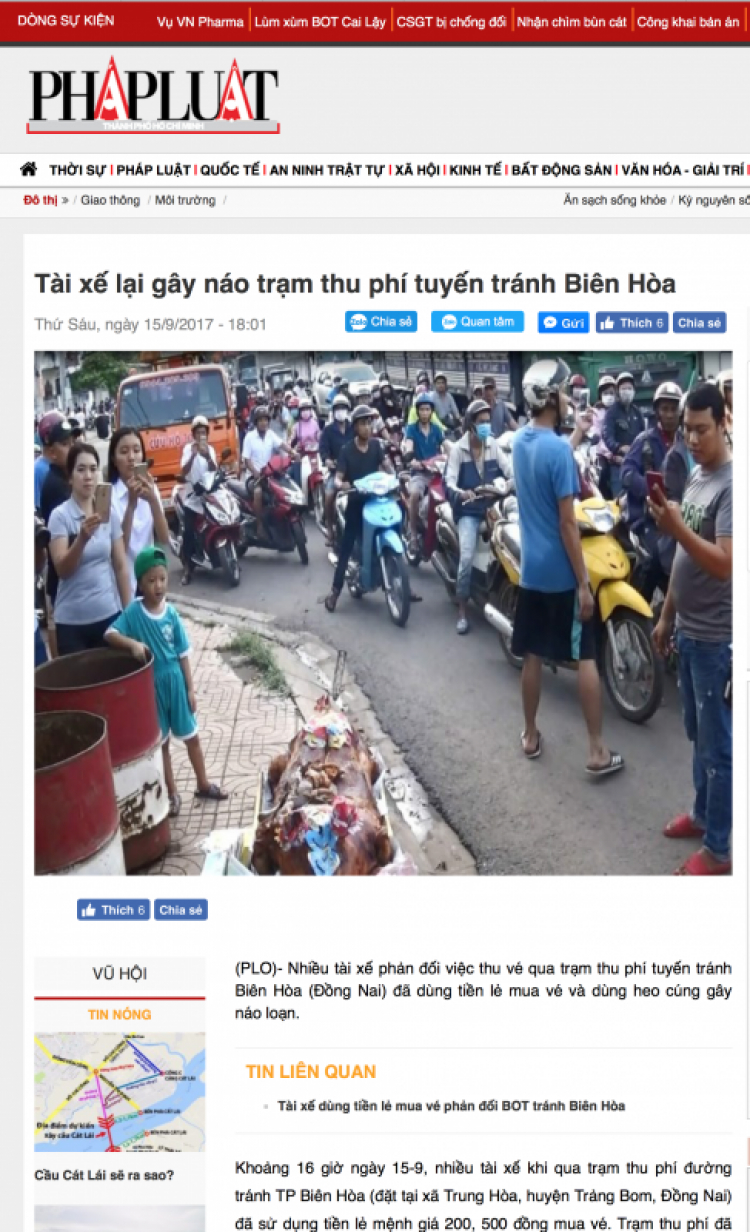 BOT Biên Hoà chiều nay