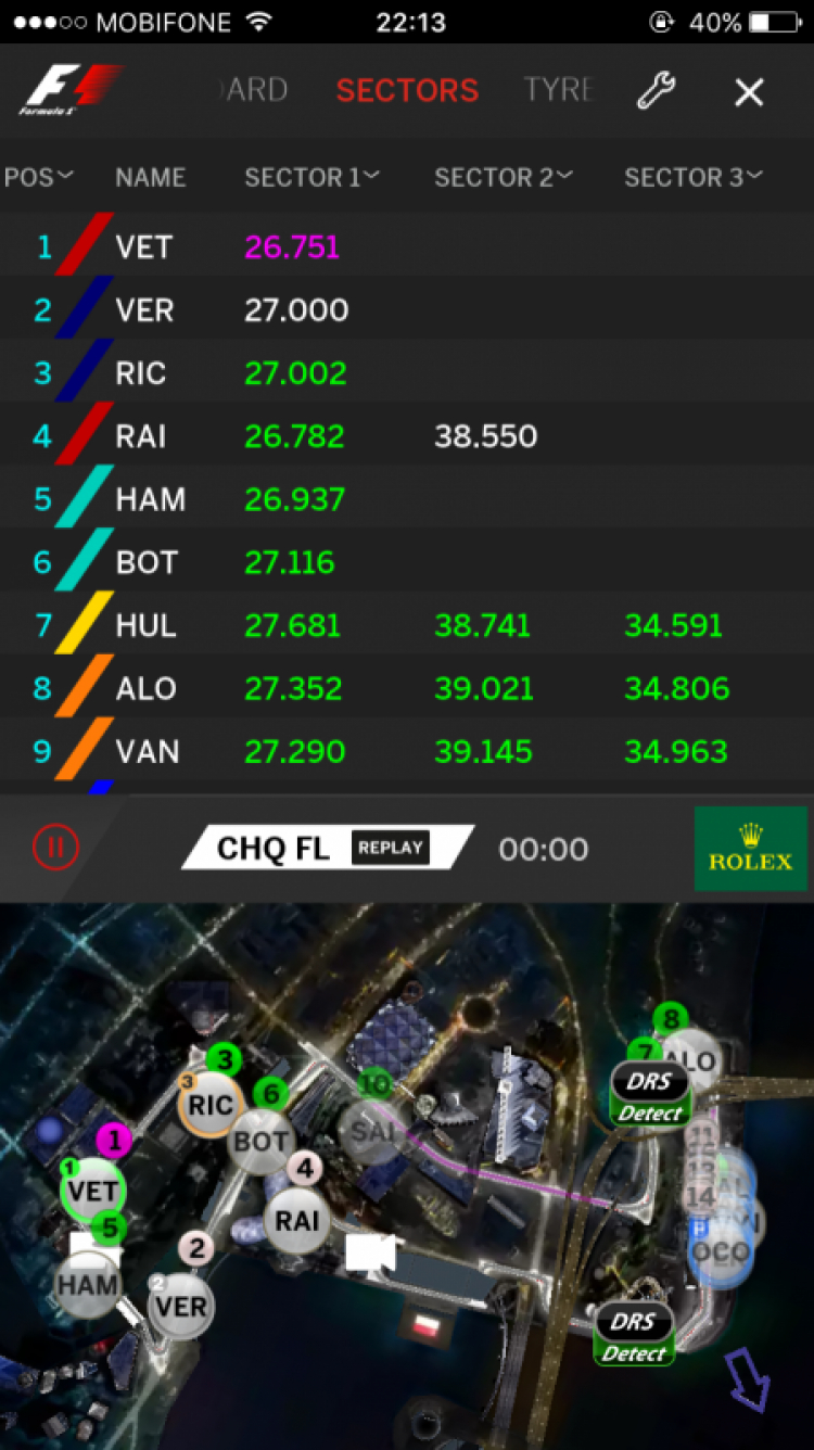 F1 2017 R14/20 Singapore