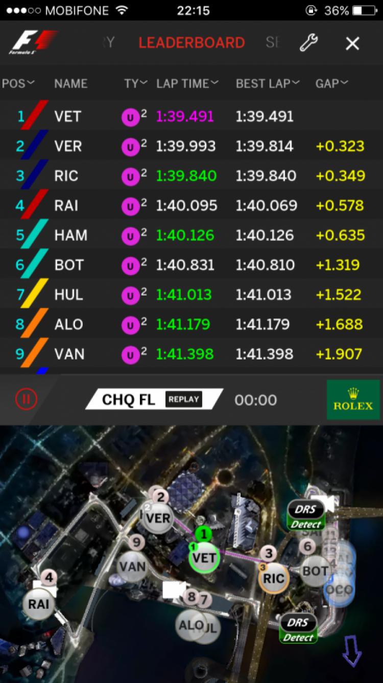 F1 2017 R14/20 Singapore