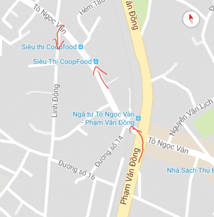 Từ phạm văn đồng cấm quẹo trái vào linh đông Từ phạm văn đồng cấm quẹo trái vào linh đông