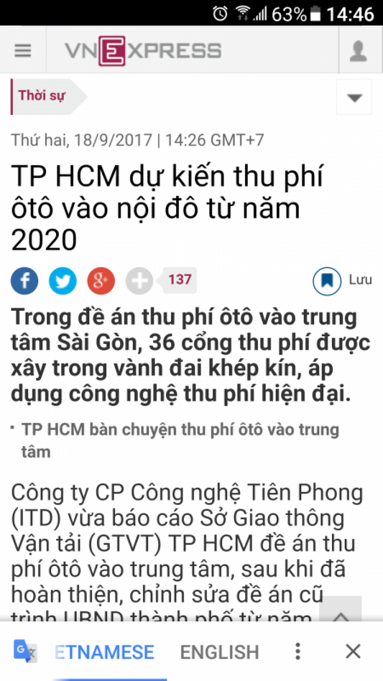 Thu phí Khu trung tâm tiếp tục đặt trên bàn tiệc!