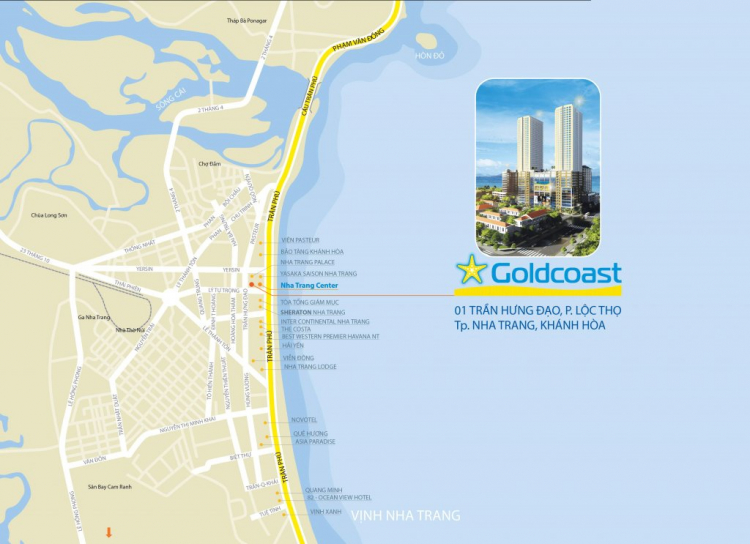 Condotel GoldCoast Nha Trang. Căn hộ cao cấp giá bình dân, view biển cực đẹp.