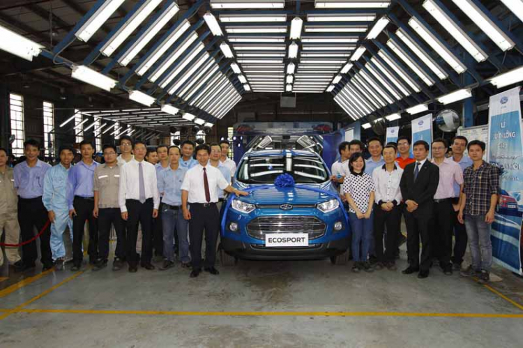 EcoSport hoàn toàn mới đã xuất xưởng tại nhà máy Ford Hải Dương