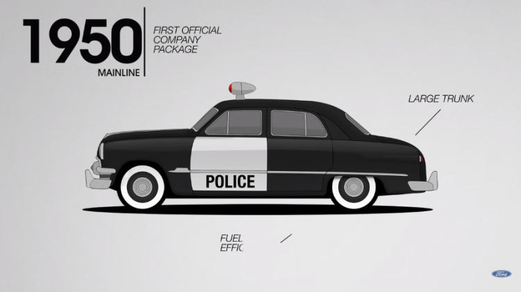 Bộ sưu tập xe cảnh sát Mỹ qua từng thời kỳ